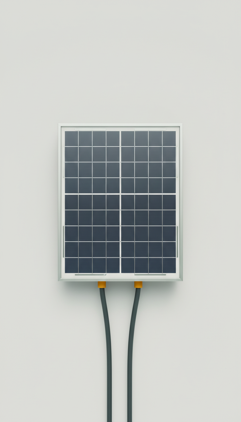Photovoltaik-Modul aus Aluminium und Glas