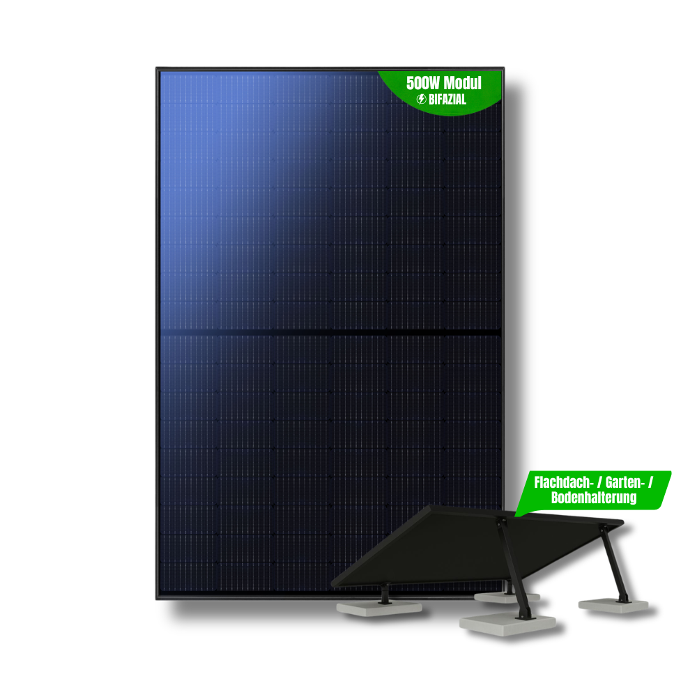 500w Modul inkl Halterung