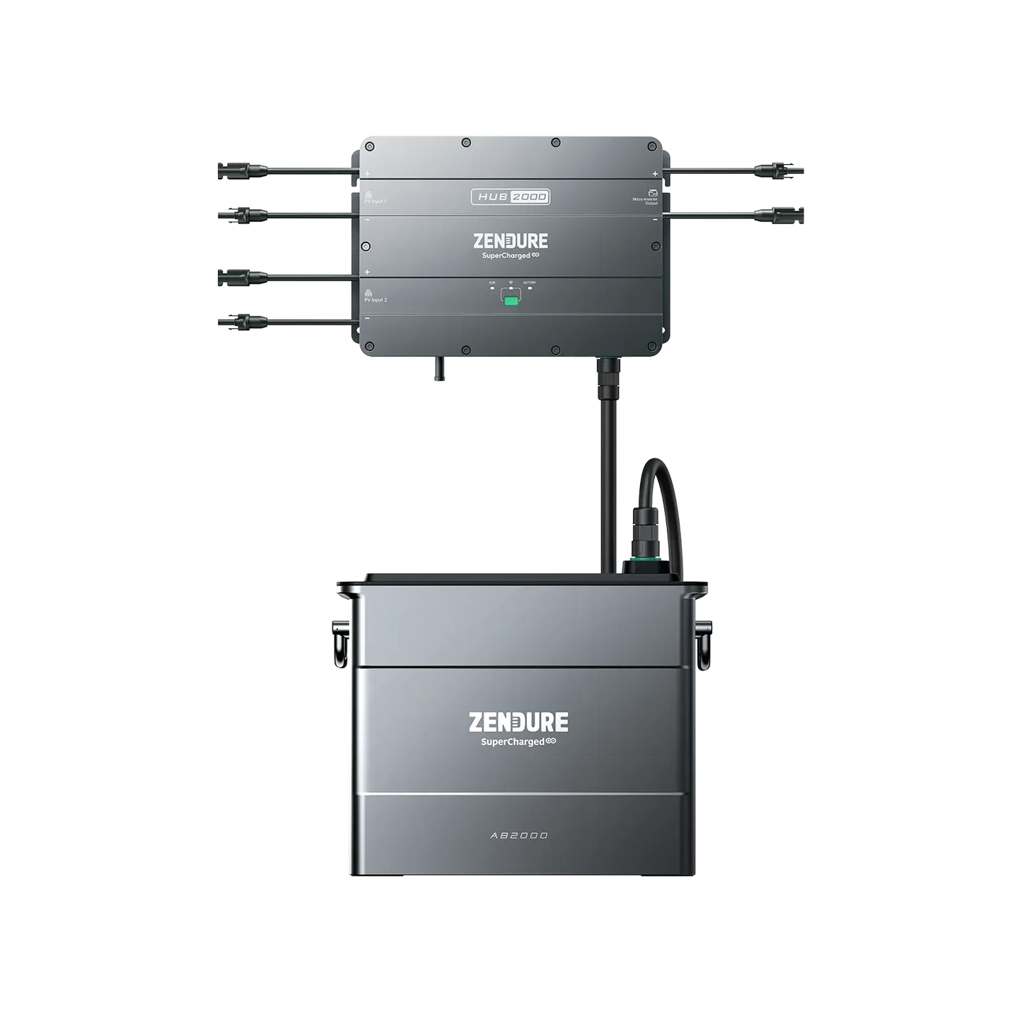 Zendure SolarFlow PV-Hub + 4x Zusatzbatterien 7680Wh (AB2000)