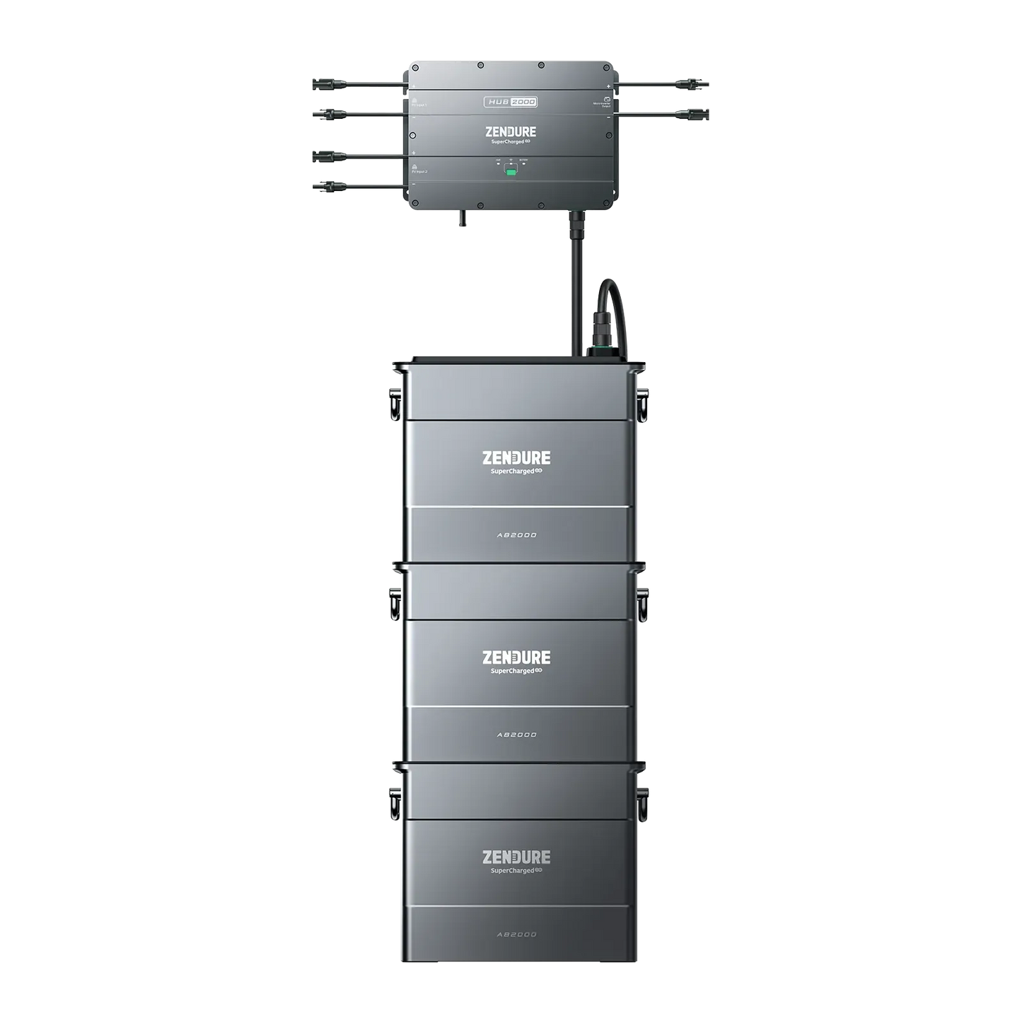 Zendure SolarFlow PV-Hub + 4x Zusatzbatterien 7680Wh (AB2000)