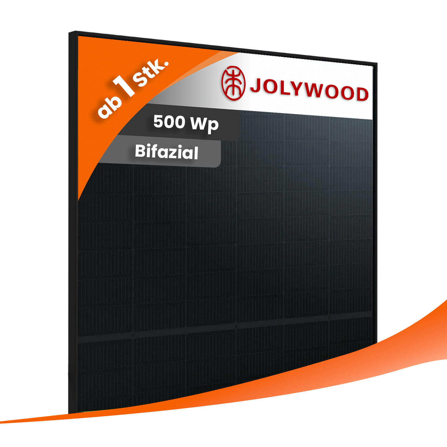 Jolywood Niwa JW-HD108N-R2/500Wp N-Type TOPCon Bifazial Fullblack