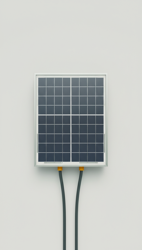 Photovoltaik-Modul aus Aluminium und Glas
