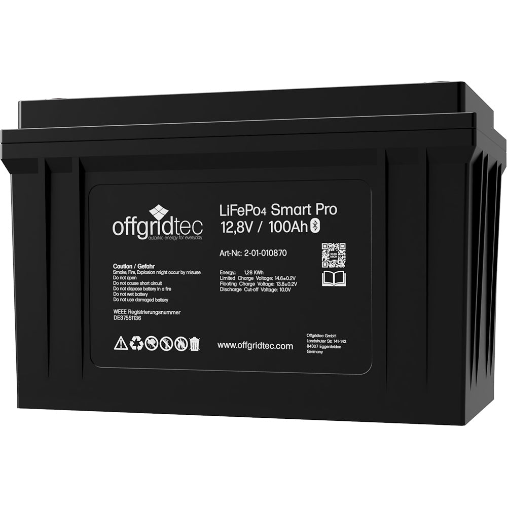 Offgridtec LiFePo4 Smart-Pro 12/100 Akku 12,8V 1280Wh