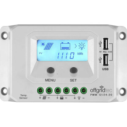 Autark S-Master 130W Solaranlage 101Ah AGM 500W AC Leistung