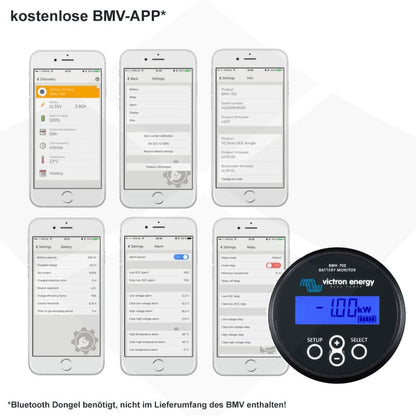 Victron Batterie Monitor BMV-702 Black