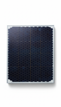 Monokristallines Solarmodul mit Glasrahmen