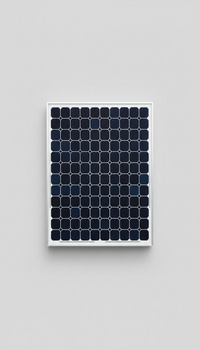 Monokristallines Solarmodul mit Glas-Alu-Rahmen