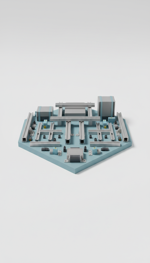 Montagezubehör-Set aus Edelstahl für Balkonkraftwerke