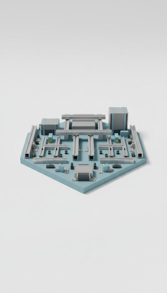 Montagezubehör-Set aus Edelstahl für Balkonkraftwerke