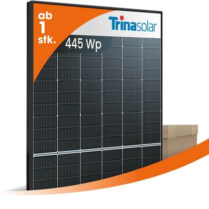 Photovoltaikmodul Trina Vertex S+ 445Wp Black Frame Glas-Glas TSM-NEG9R.28