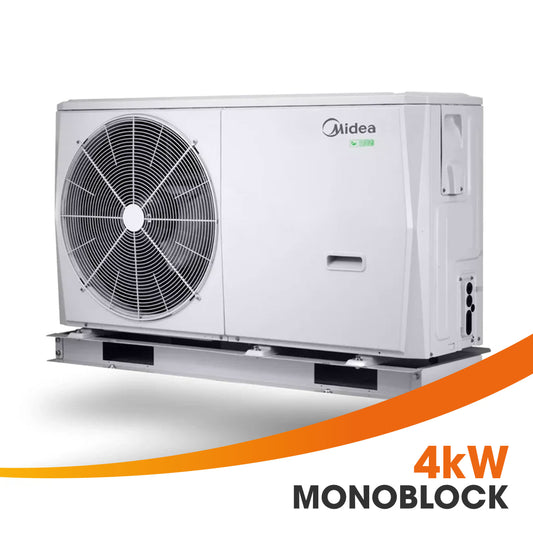 Midea 4 kW Monoblock Wärmepumpe MHC-V4W/D2N8-BE30