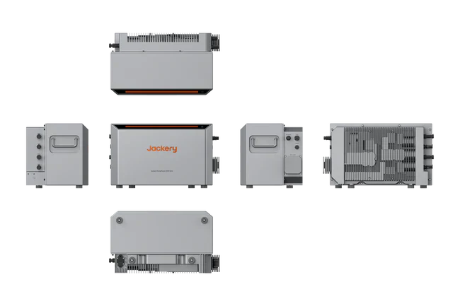 1860W Balkonkraftwerk Jackery mit 2kWh Speicher (4 x 465w Module + 2kWh Jackery Homepower 2000 Speicher)