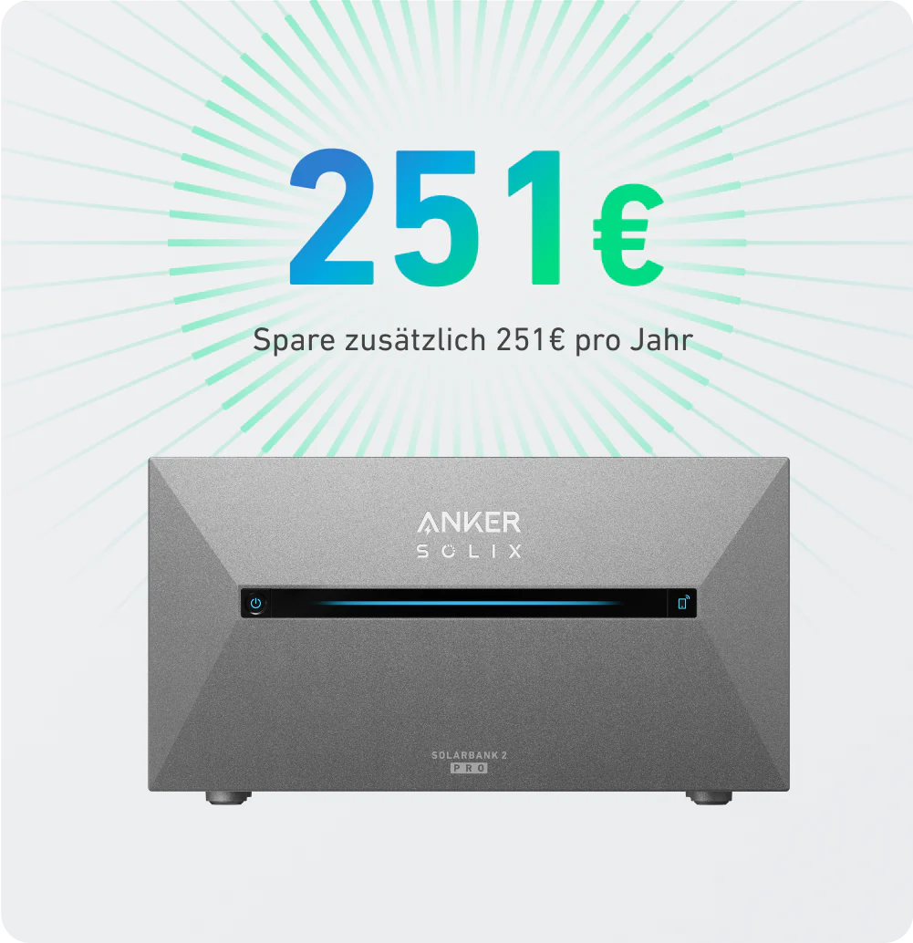 1,6 kWh Anker Solarbank 2 Pro E1600