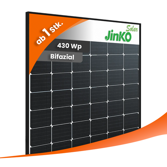 Jinko JKM430N-54HL4R-BDV/430Wp Bifazial Black Frame