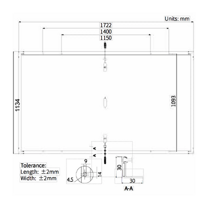 Longi LR5-54HPB-M/410Wp monofazial Fullblack (Palette)