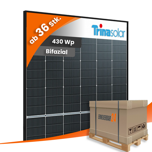 Photovoltaikmodul Trina Bifazial 430Wp NEG9RC.27 (Palette)