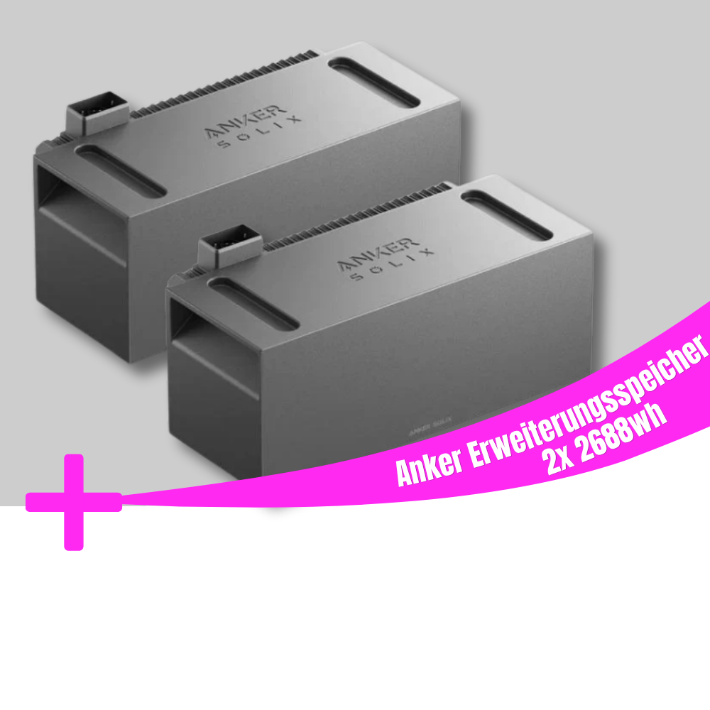 2 x 2,68 kWh Anker BP2700 Erweiterungsakku