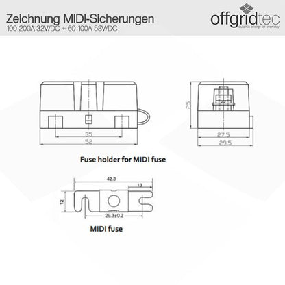 Victron MIDI-Fuse Sicherung Halter