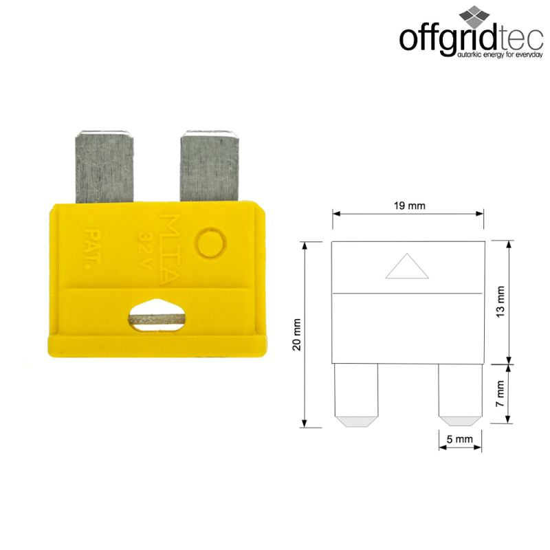 20A KFZ Flachsicherung 6-32V