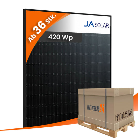 JA Solar JAM54S31-LR/420Wp Monofazial Fullblack (Palette)