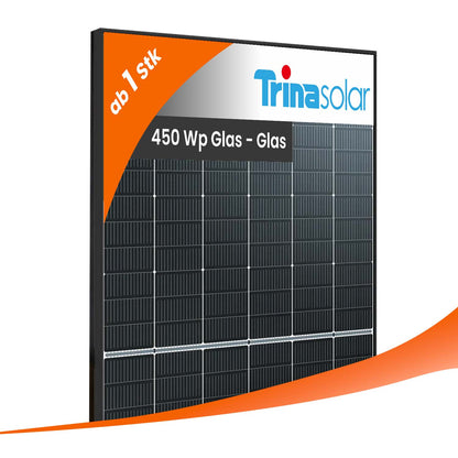 Trina Vertex S+ TSM-NEG9R.28/450Wp Glas-Glas Black Frame Monofazial