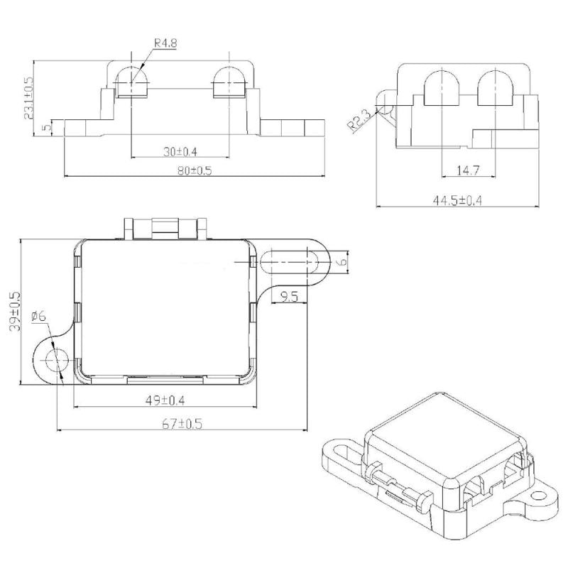 MIDI Sicherung 200A 58V