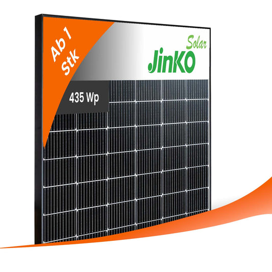 Jinko JKM435N-54HL4R-BDV/435Wp Bifazial Black Frame