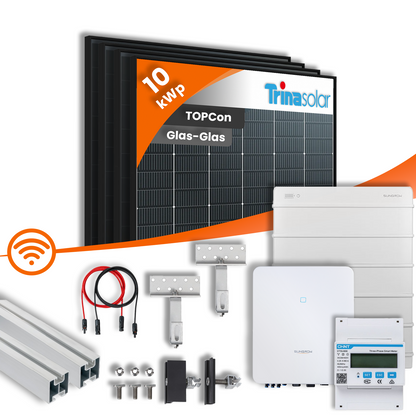 PV Komplettset 10 kWp - 22x Trina 450 & Sungrow SH10.0RT mit Speicheroption